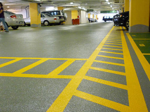 epoxy car park flooring from JBH Building Material Trading in UAE